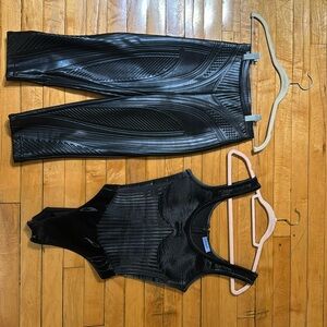 Mugler bodysuit and legging set
